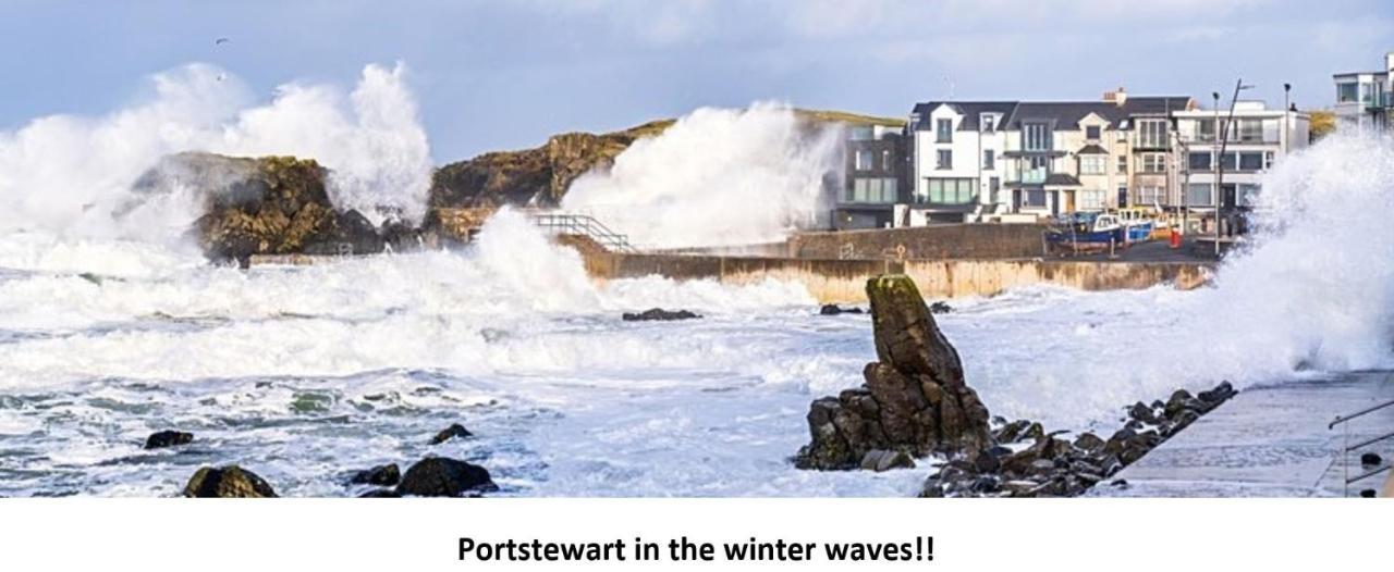 Enfield Street House Behind Portstewart Promenade With Partial Sea View From Front 3 Bed Sleeps 7 Villa Dış mekan fotoğraf