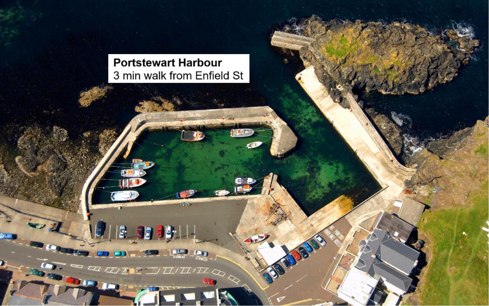 Enfield Street House Behind Portstewart Promenade With Partial Sea View From Front 3 Bed Sleeps 7 Villa Dış mekan fotoğraf